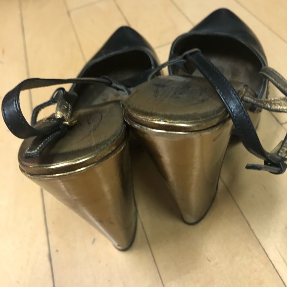 Prada studded platform sling back shoe 39 - Picture 4 of 6